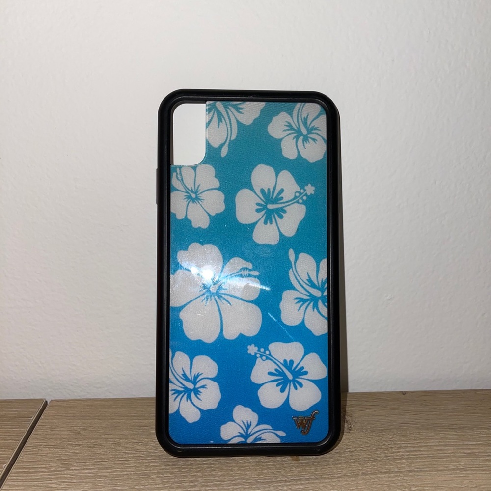 Wildflower Blue Hibiscus case iPhone XS Max